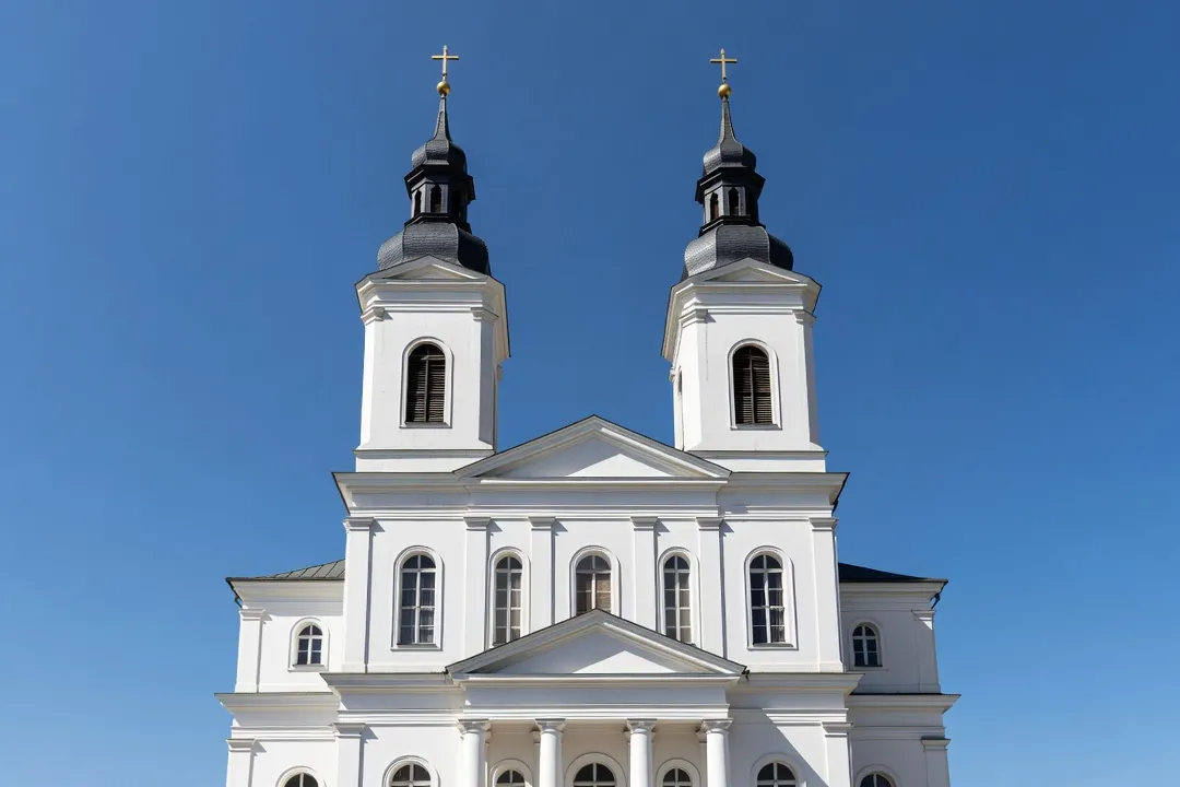 Vue de la Grande Église réformée de Debrecen