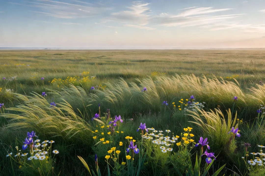 Paysage ouvert de la Puszta près de Hortobágy