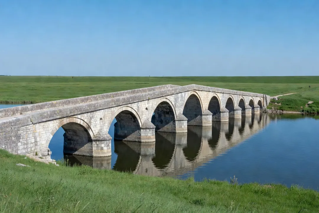 Pont aux neuf arches de Hortobágy