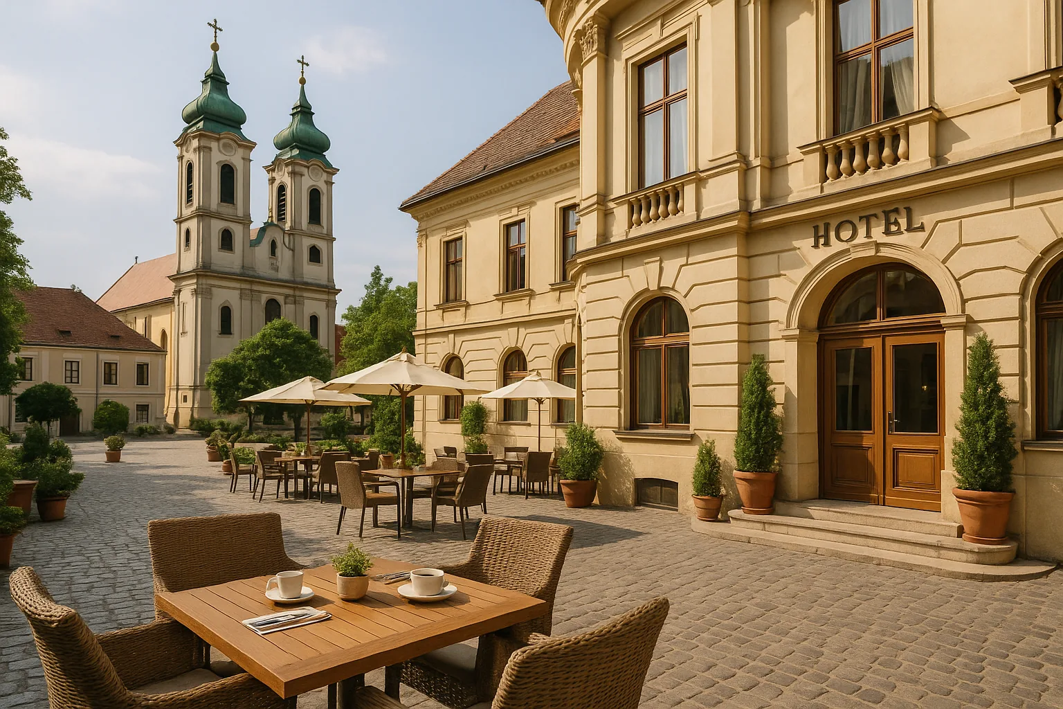 Hôtels en Hongrie: où dormir selon votre style de séjour - illustration de voyage en Hongrie