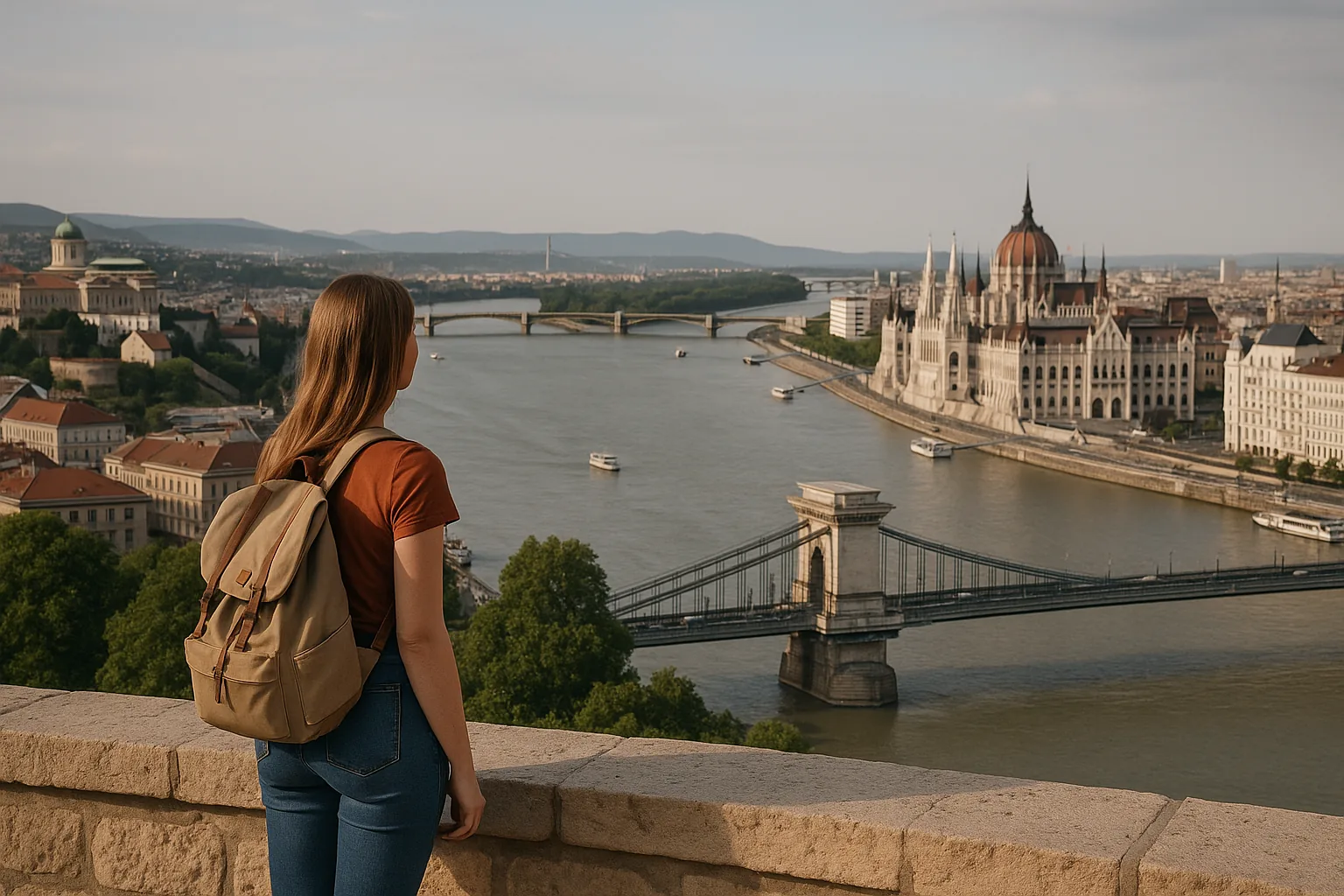 Itinéraire Hongrie 5 jours: parcours complet entre ville et nature - illustration de voyage en Hongrie