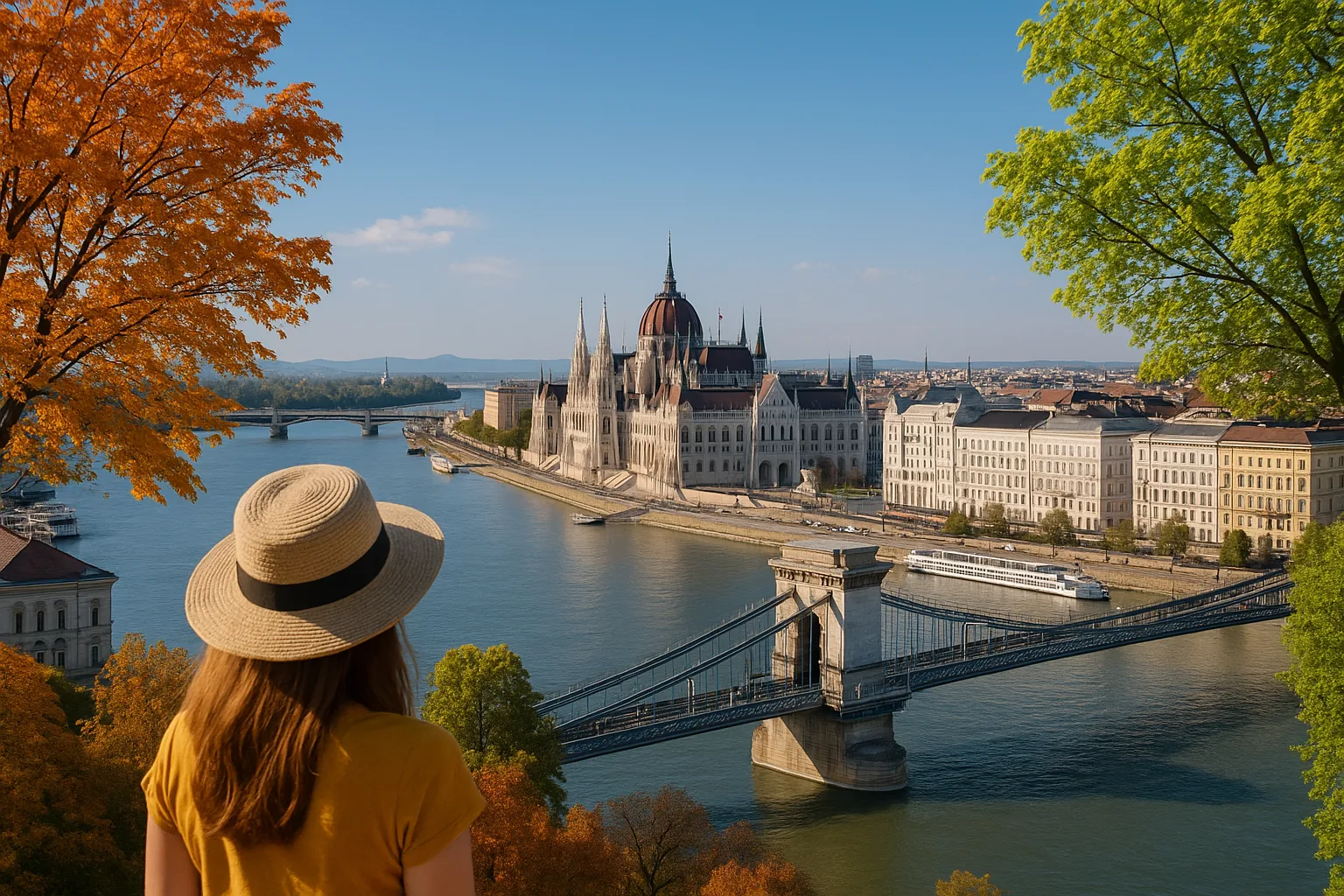 Quand partir en Hongrie: climat, saisons et périodes idéales - illustration de voyage en Hongrie