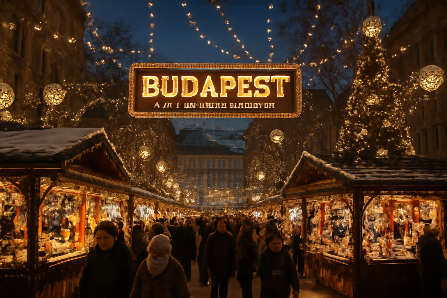 Budapest en hiver : marchés de Noël et magie hivernale