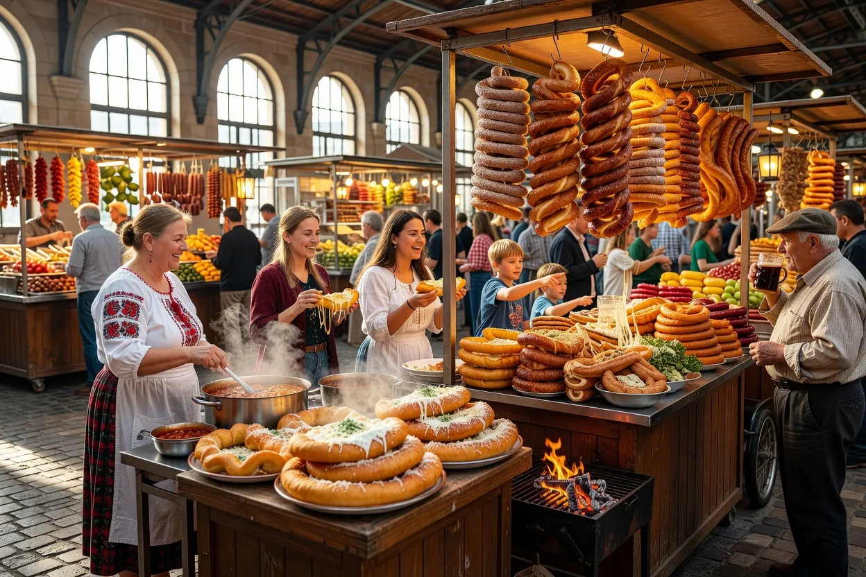 Street food à Budapest : lángos, kürtőskalács et cuisine de rue, le guide 2026